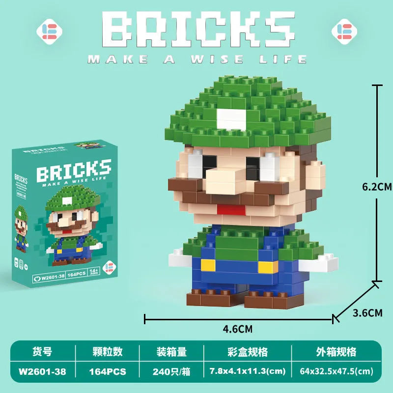 Bricks Anime Micro Building Blocks