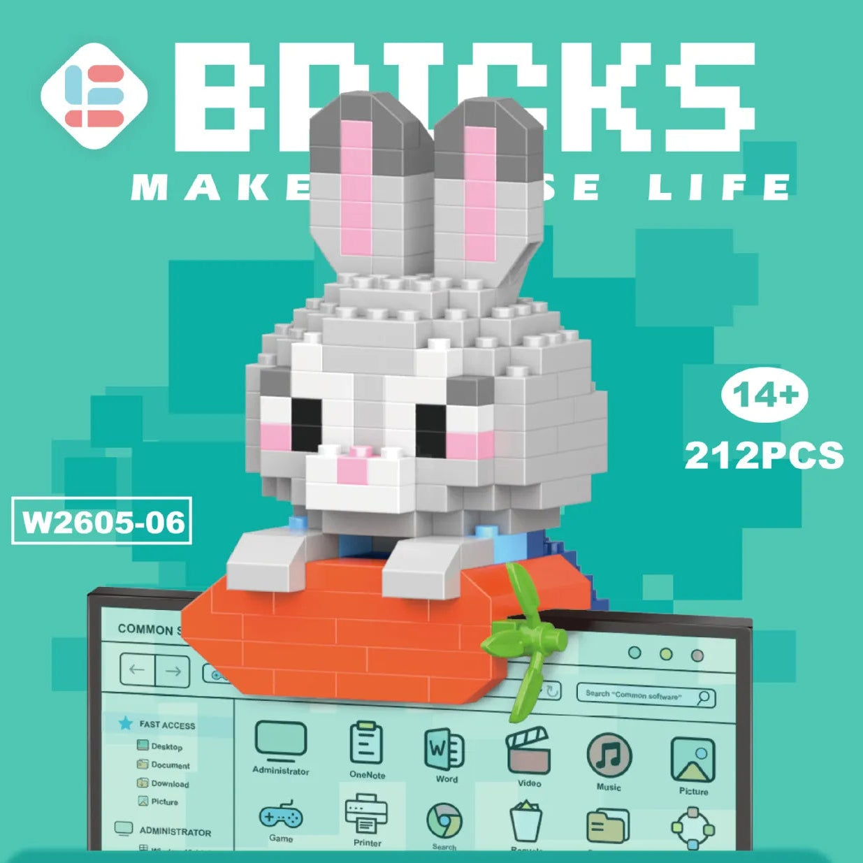 DZNY Bricks Micro Building Blocks