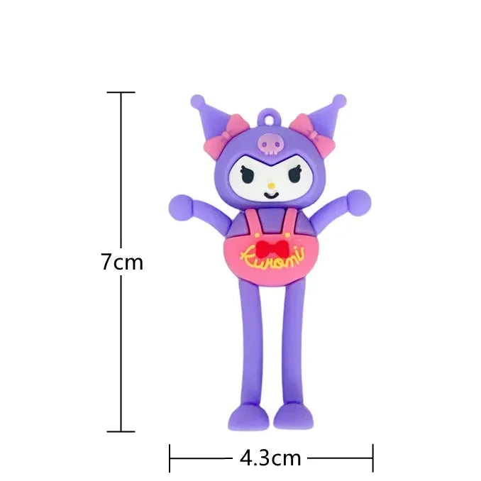 Sanrio Stretchy Limbs Fun Keychain