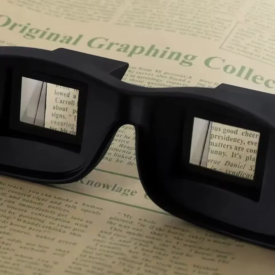Gravity Defying Horizontal Reading Glasses