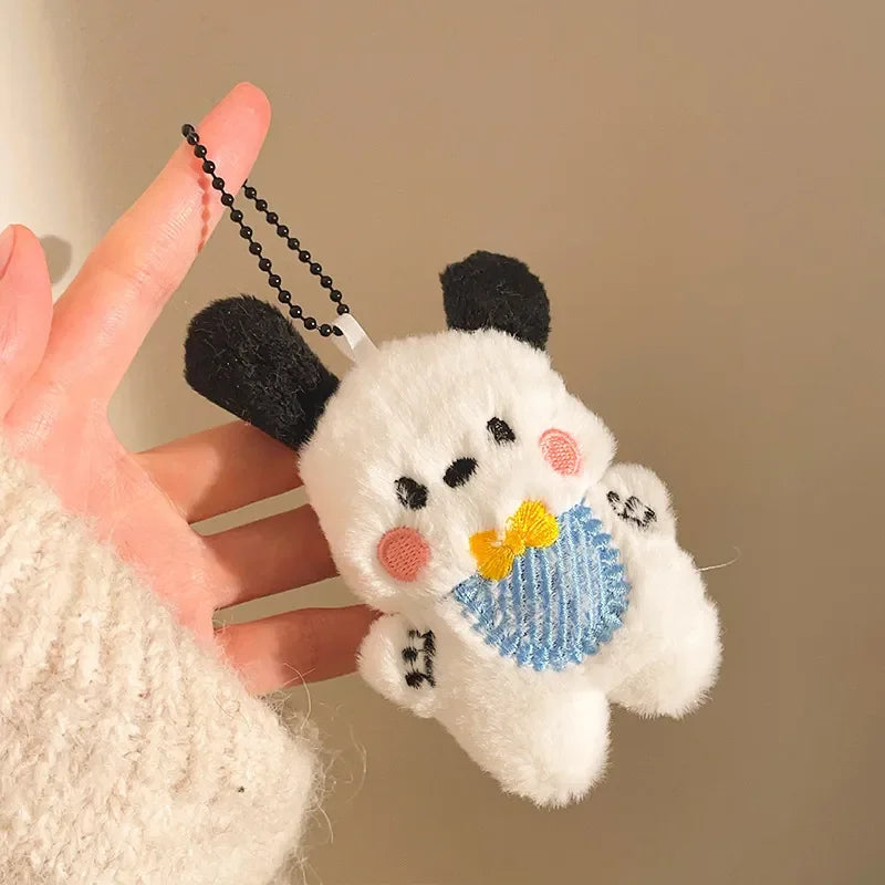 Pochacco Tiny Bib Plush Keychain