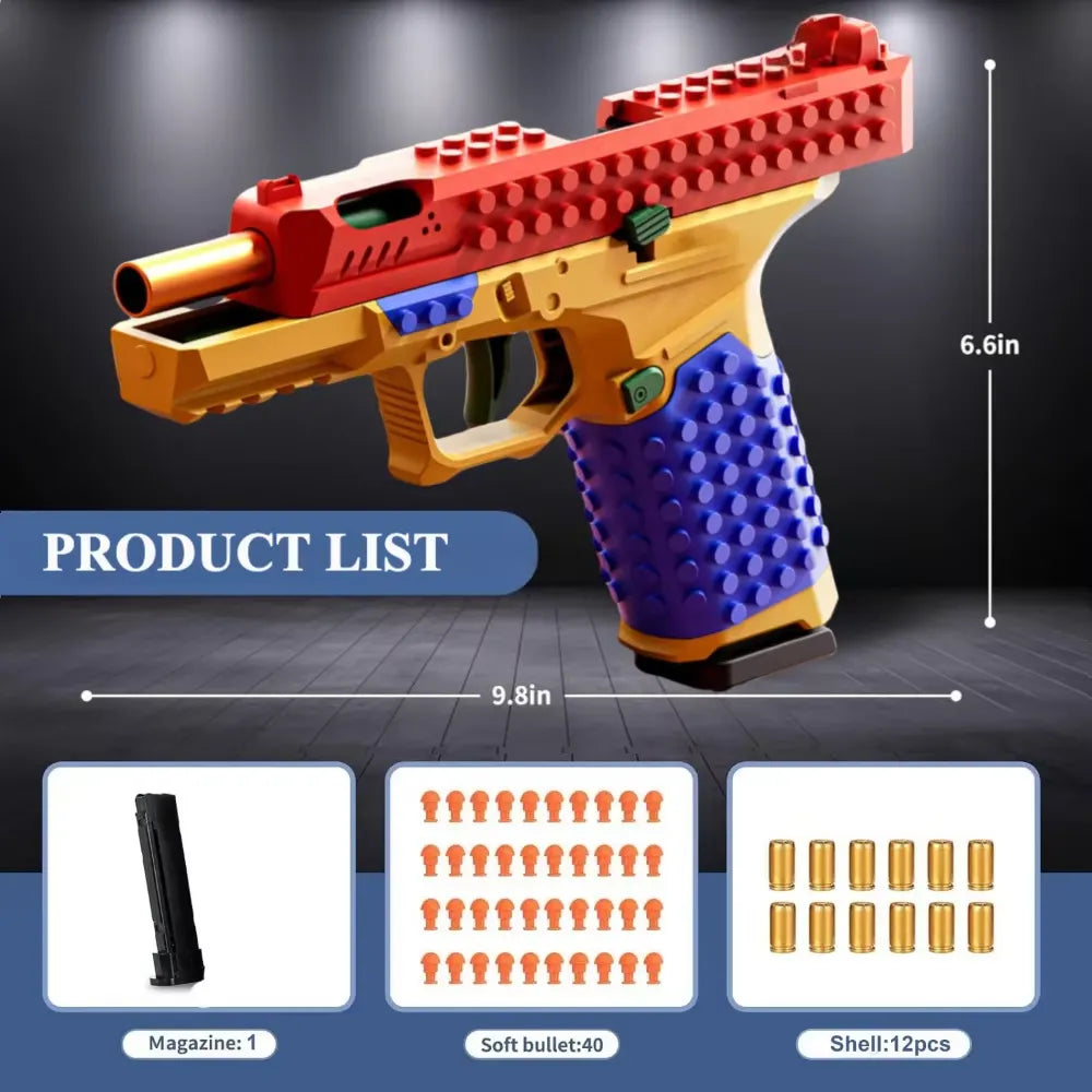 SIG17 DIY Building Block Blowback Shell Pistol