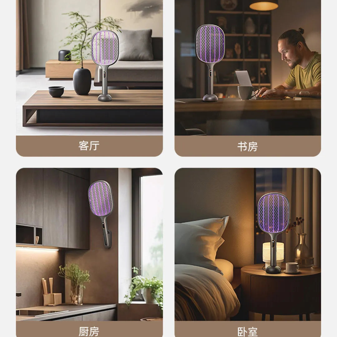 Qualitell S2W Dual-Frequency Mosquito Racket