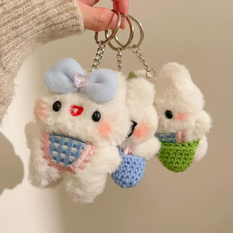 Fluff Force Rabbit Plush Keychain