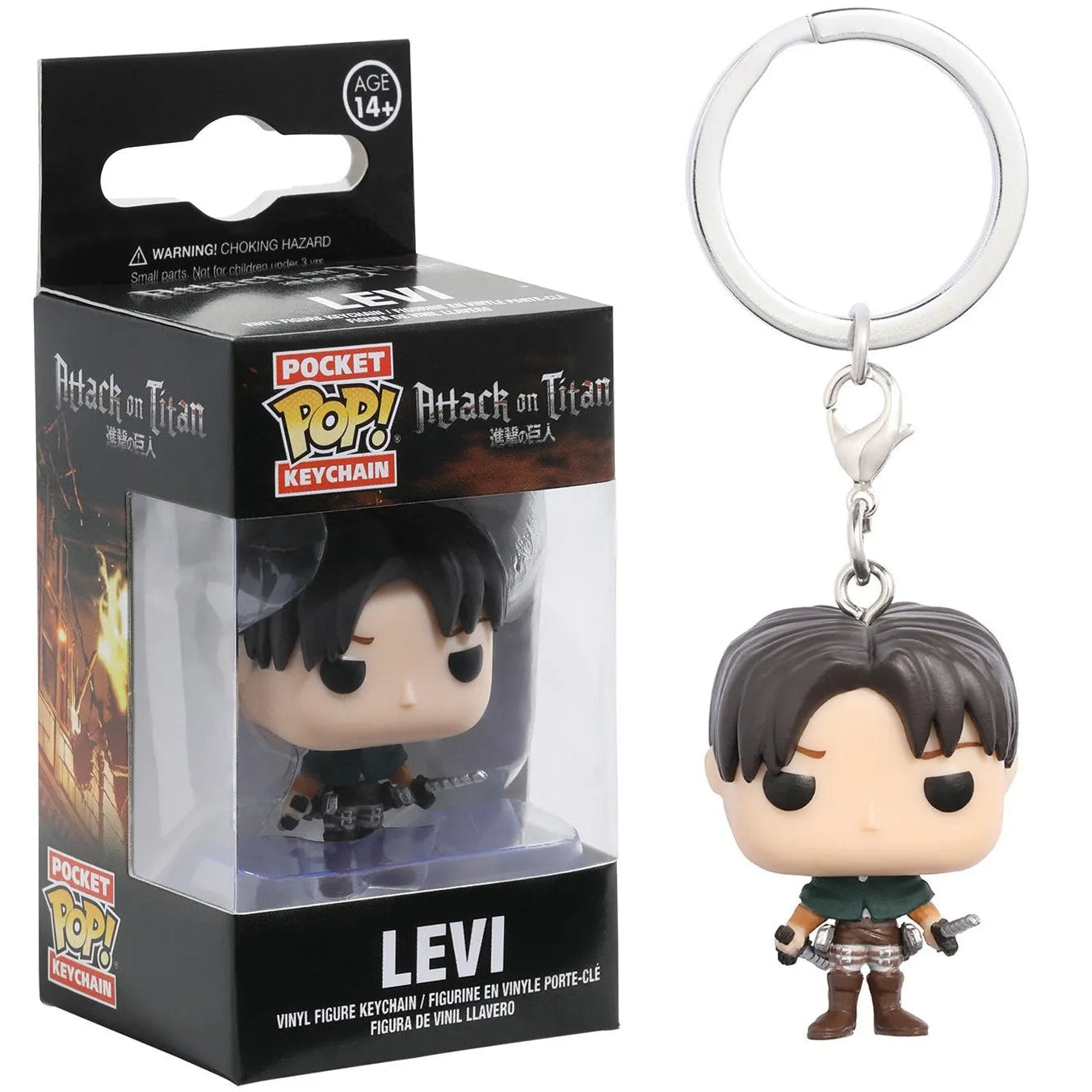 Funko POP AoT Levi Ackerman Keychain
