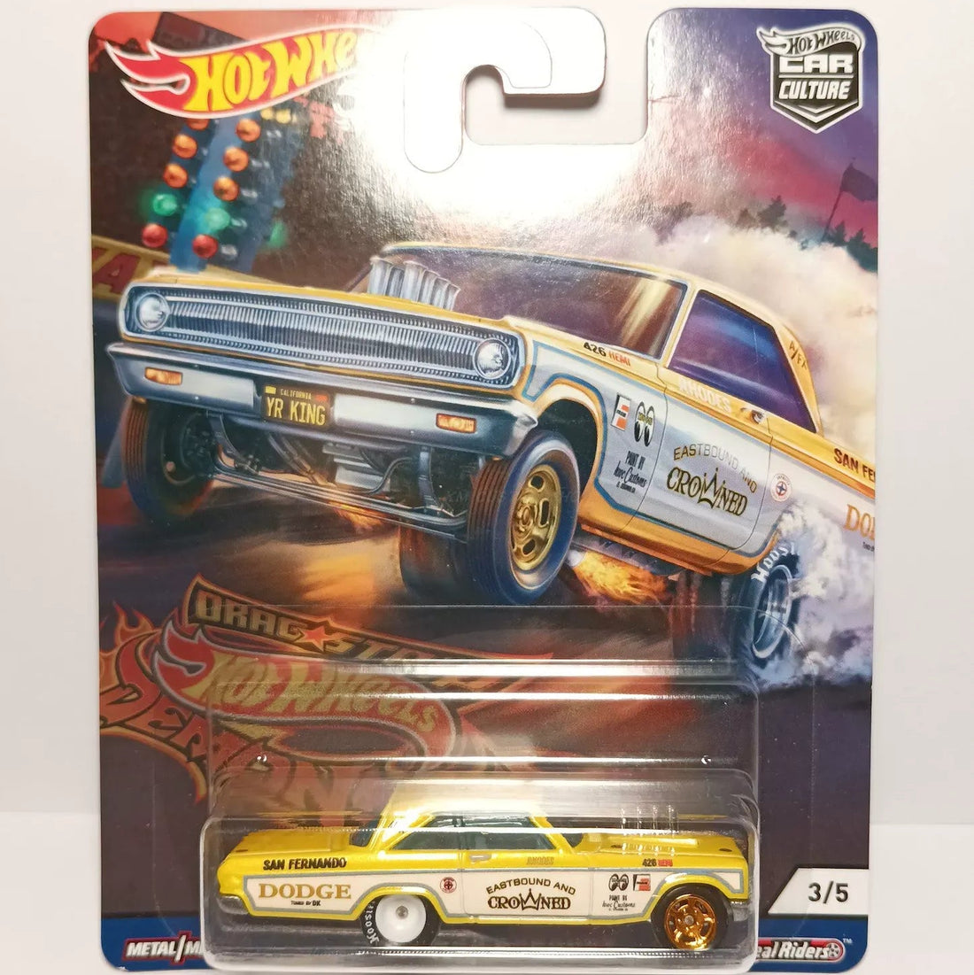 Hot Wheels Car Culture Dragstrip Demons '65 Dodge Coronet Die-Cast