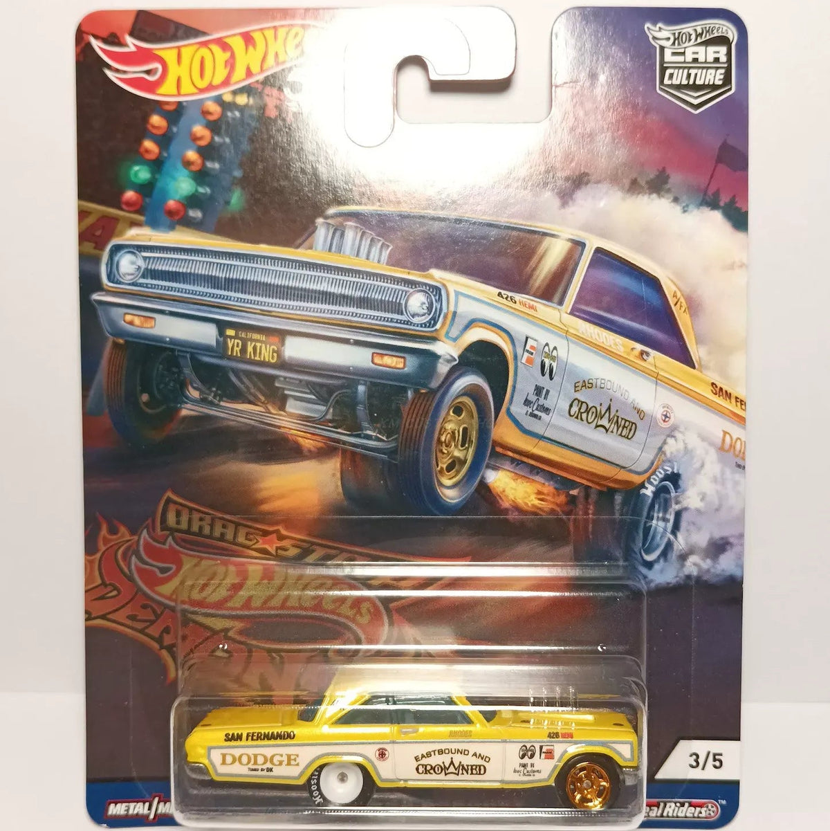 Hot Wheels Car Culture Dragstrip Demons '65 Dodge Coronet Die-Cast