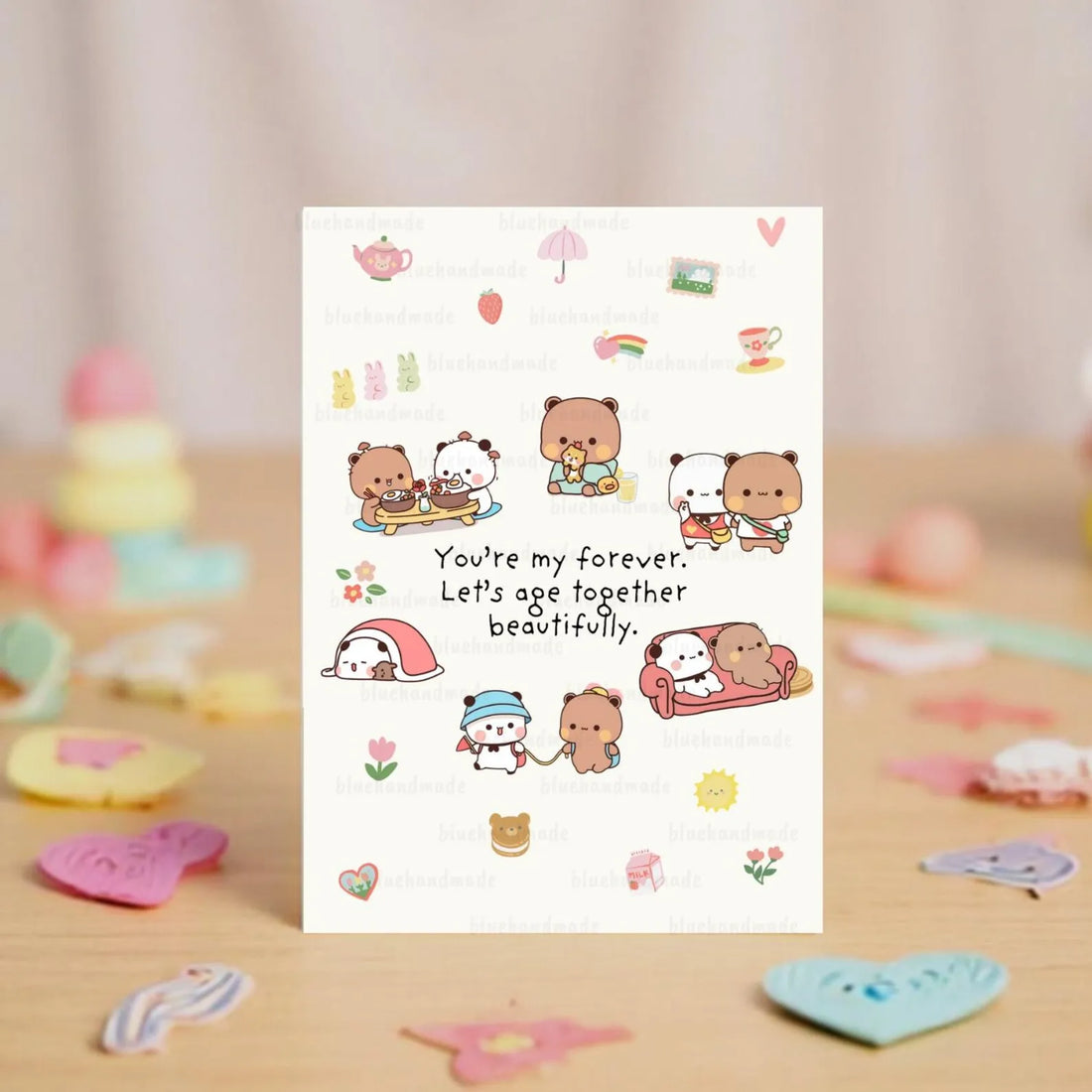 Bubu Dudu Let's Age Together Romantic Card