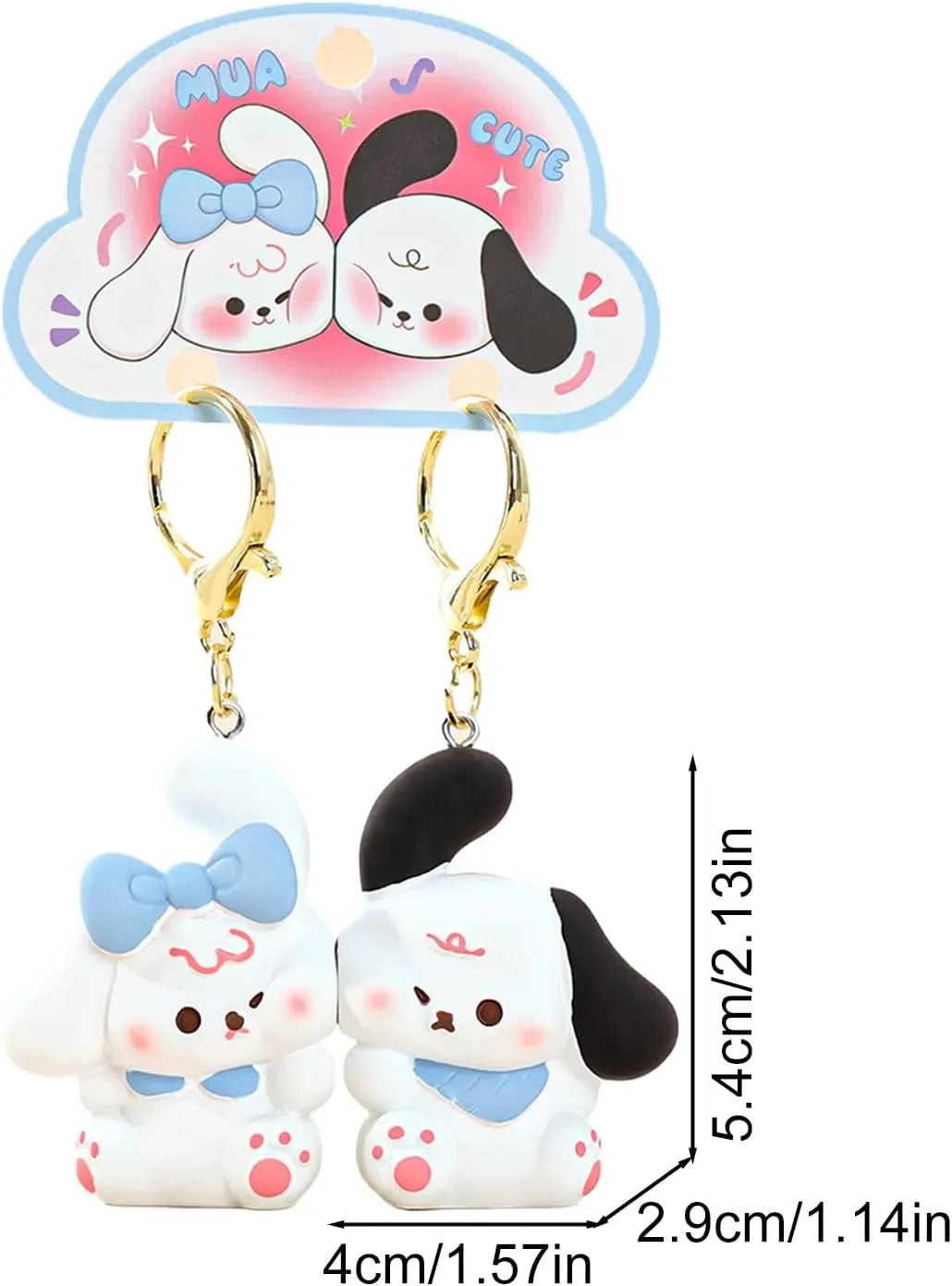 Pochako Locked-in-Love Keychain (Set of 2)