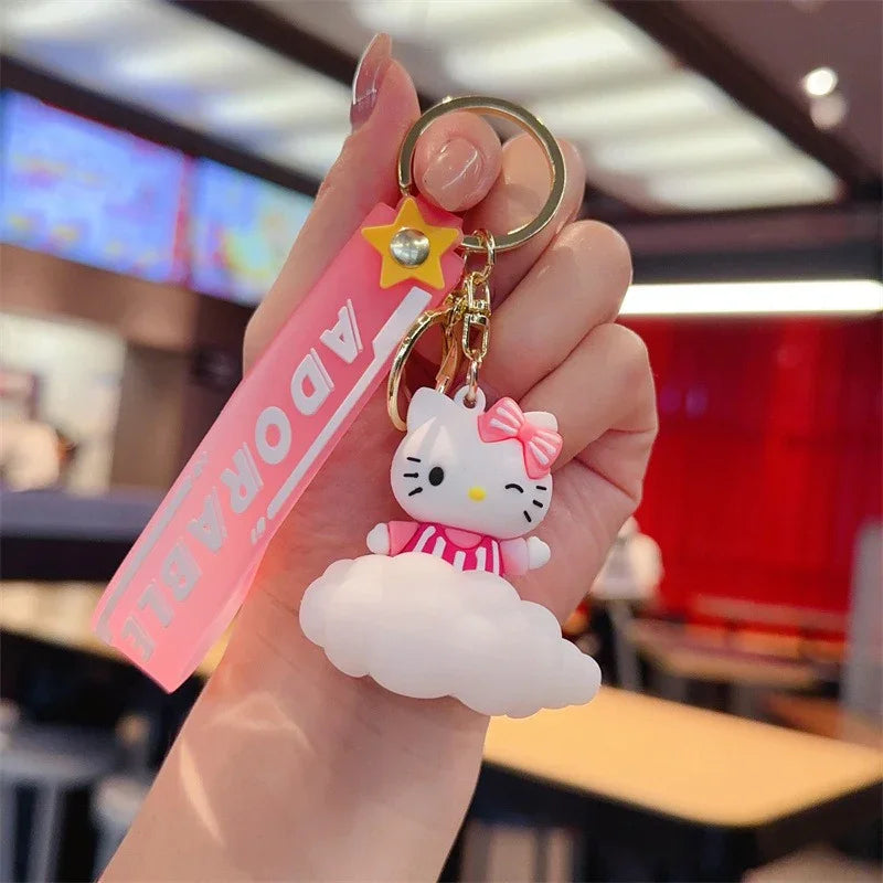 Dreamy Characters Cloud LED Keychain