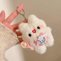 Fluff Force Rabbit Plush Keychain