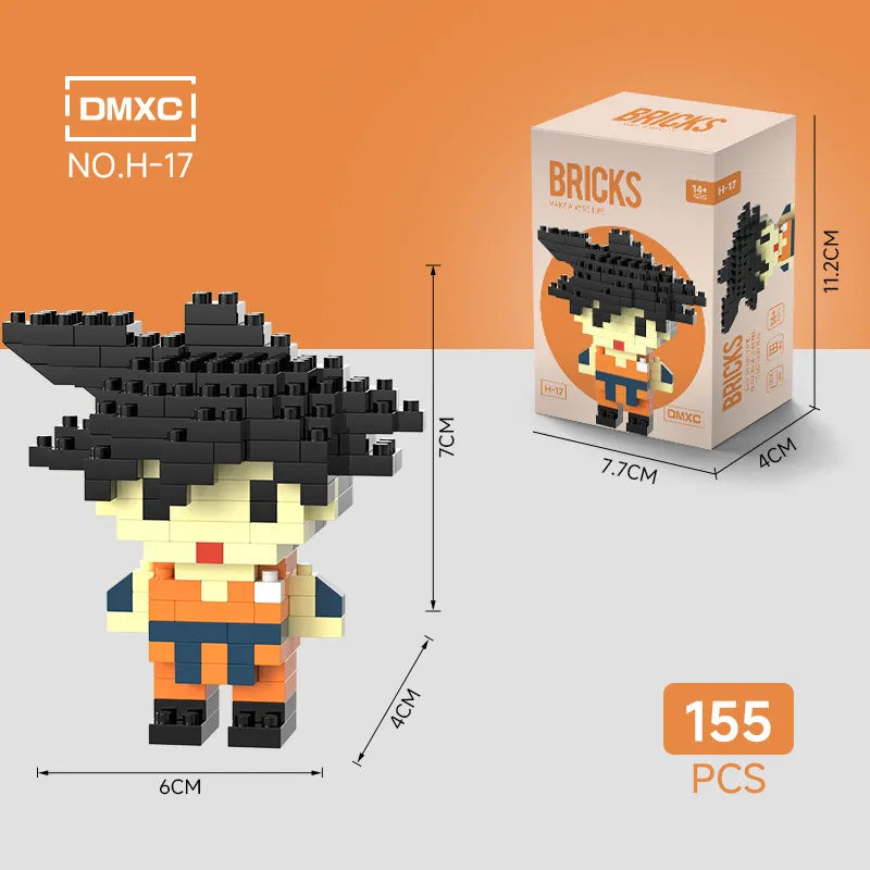Bricks Anime Micro Building Blocks