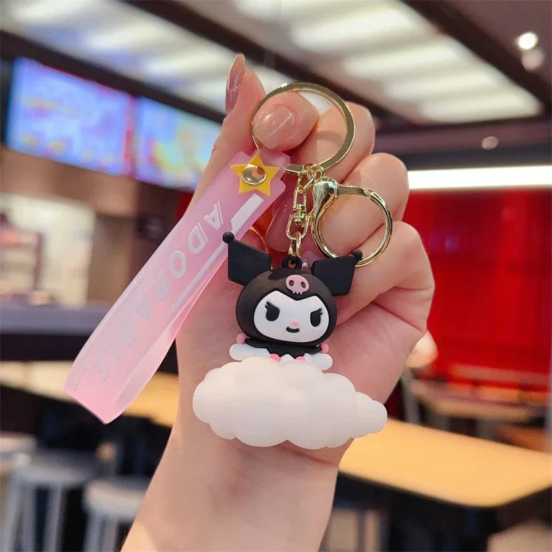 Dreamy Characters Cloud LED Keychain