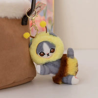 Mofusand Buzzy Whiskers Plush Keychain
