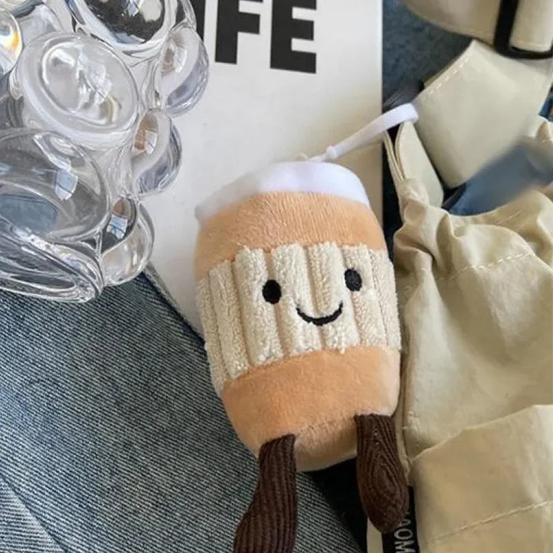 Sweet & Steamy Boba Tea Keychain