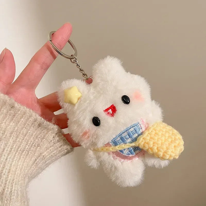 Fluff Force Rabbit Plush Keychain