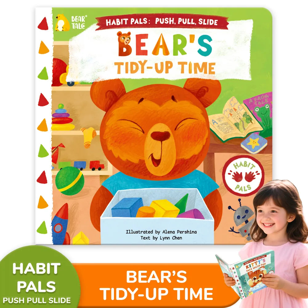 Bear’s Tidy-Up Time Interactive Lift-the-Flap Board Book