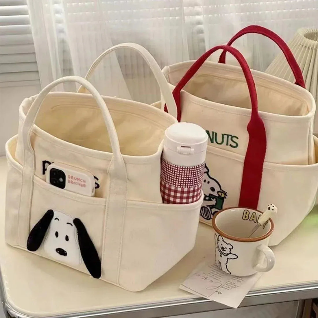 Snoopy Multifunctional Tote Lunch Bag