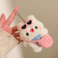Fluff Force Rabbit Plush Keychain