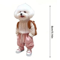 Cool Campus Puppy Acrylic Keychain