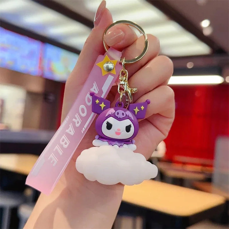 Dreamy Characters Cloud LED Keychain