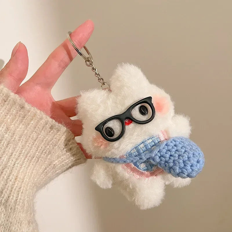 Fluff Force Rabbit Plush Keychain