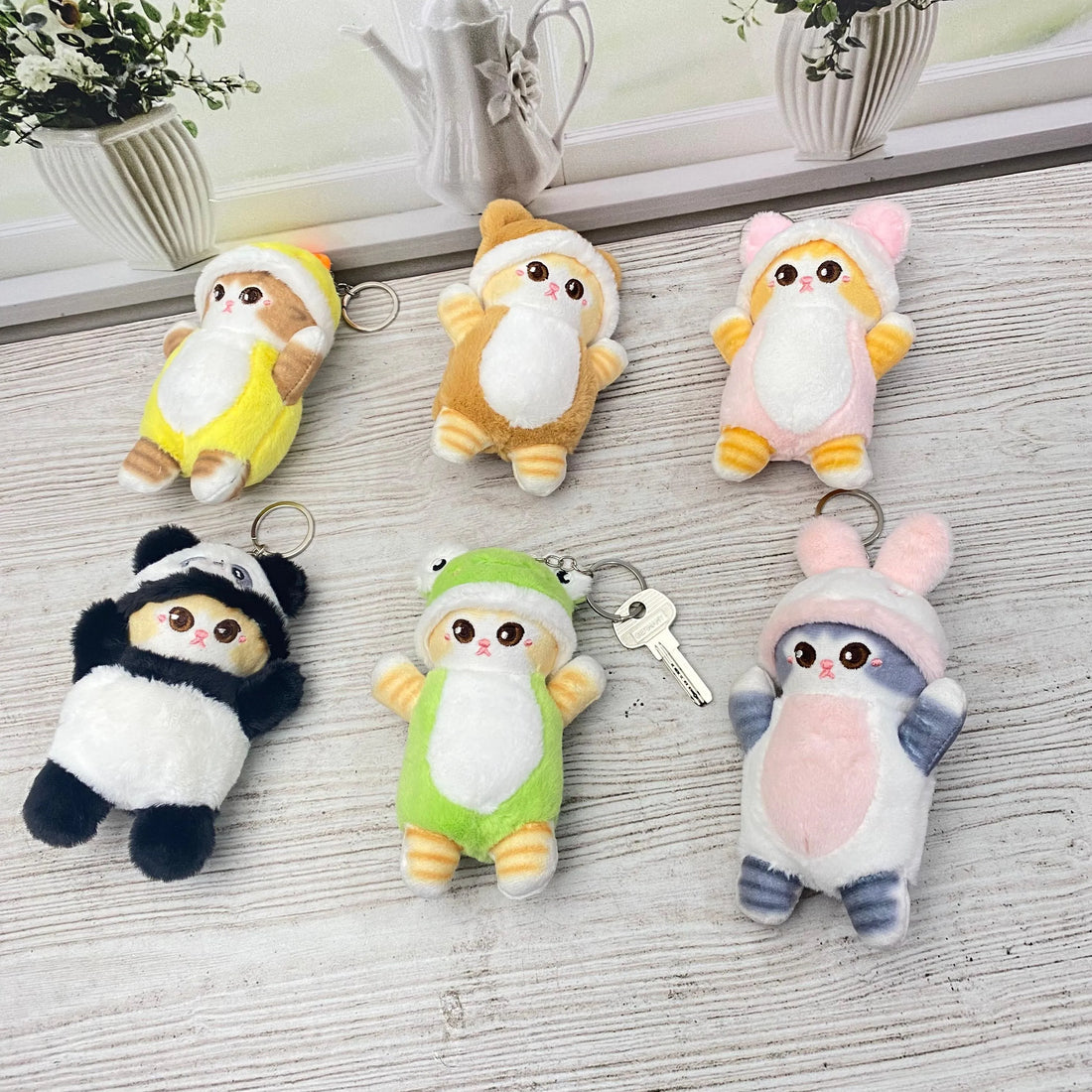 Mofusand Animal Zen Plush Keychain