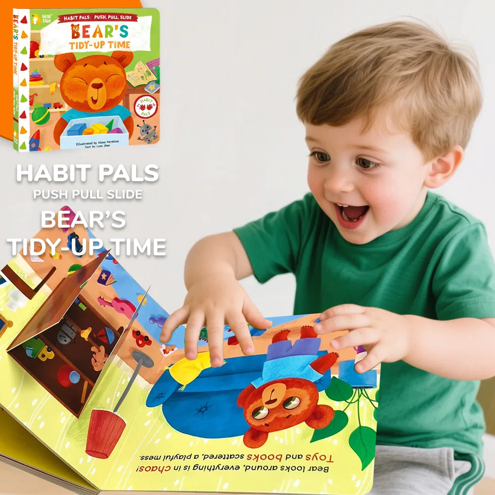 Bear’s Tidy-Up Time Interactive Lift-the-Flap Board Book