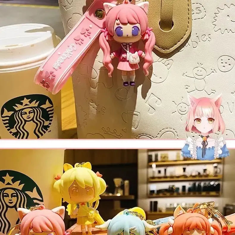 Beautiful JK Girl Cat Ears Keychain