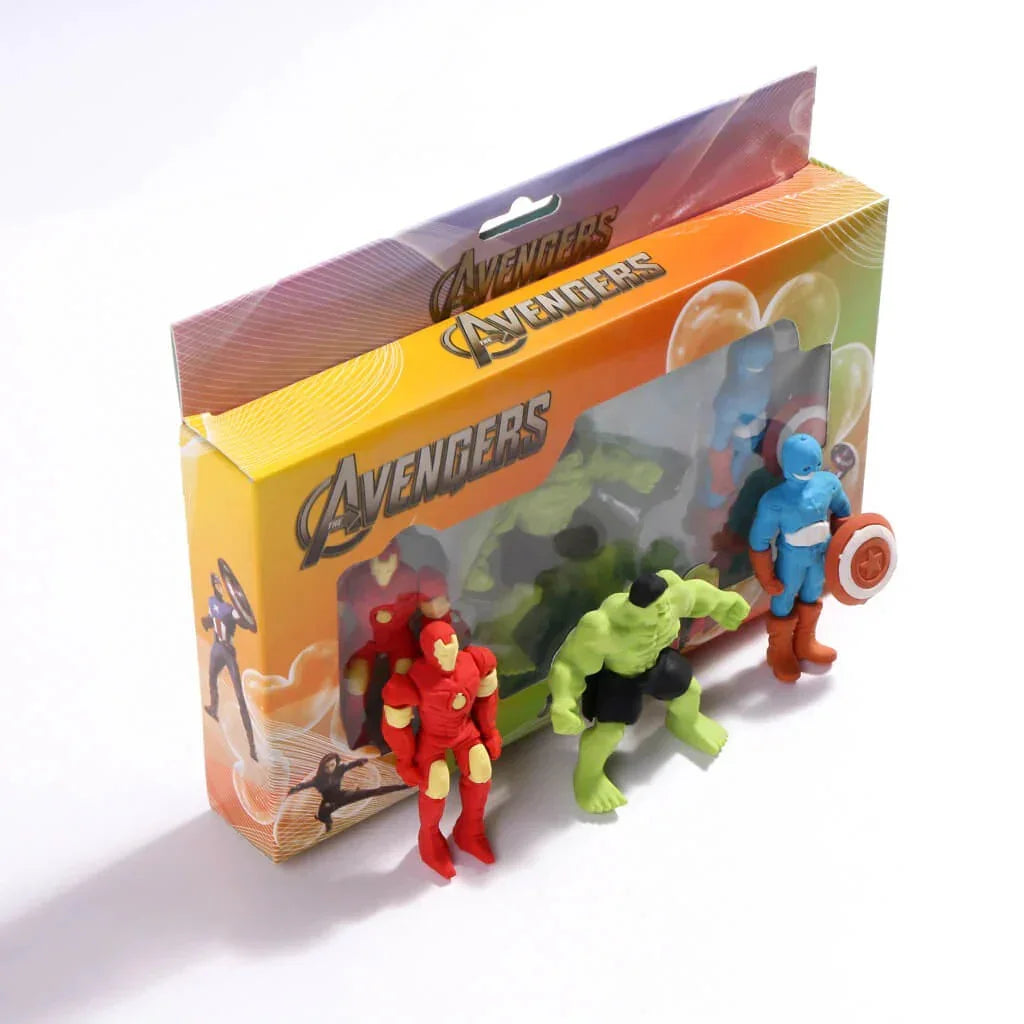 AVNGRS Clean Slate Heroes Eraser (Set of 3)