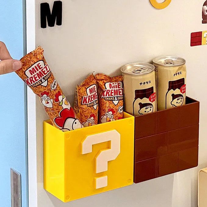 Super Mario Bros Magnetic Refrigerator Storage Box