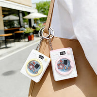 Mini Drum Washing Machine LED Fidget Keychain