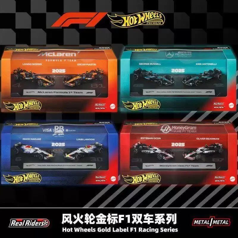 Hot Wheels Premium Gold Label Formula 1 Double Car Set