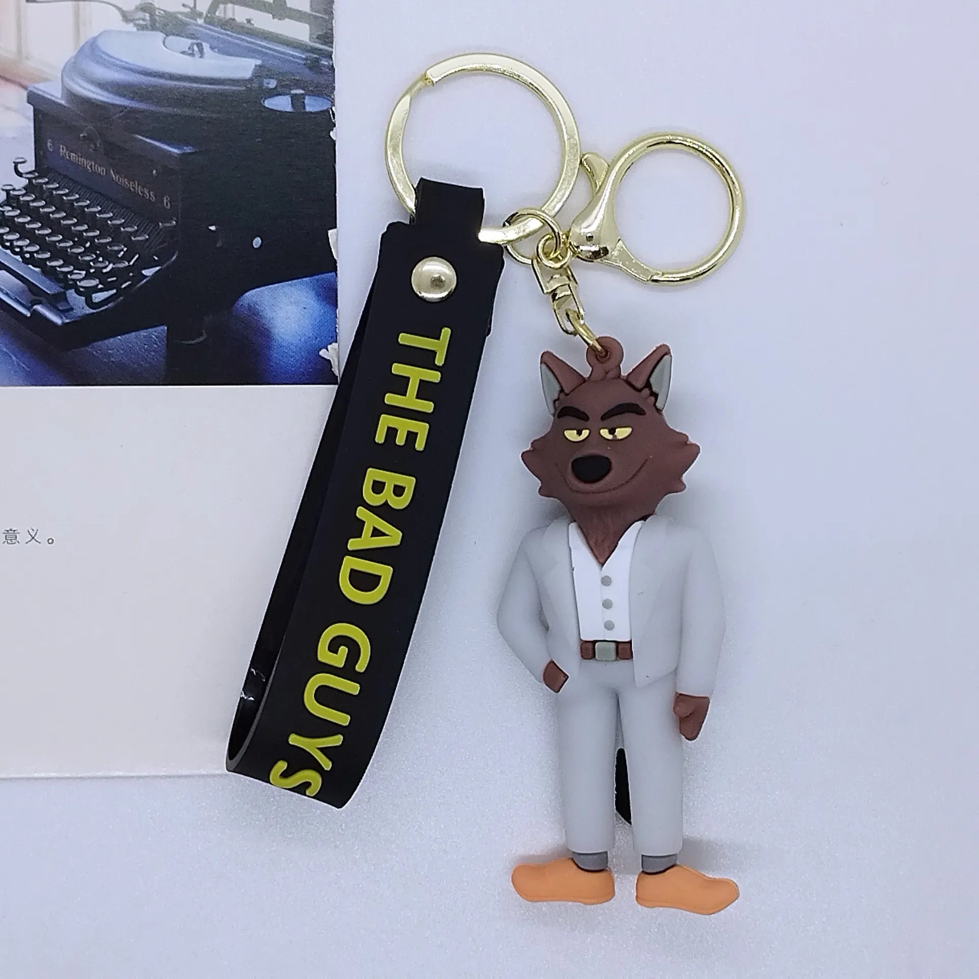 The Bad Guys Movie Character Keychain