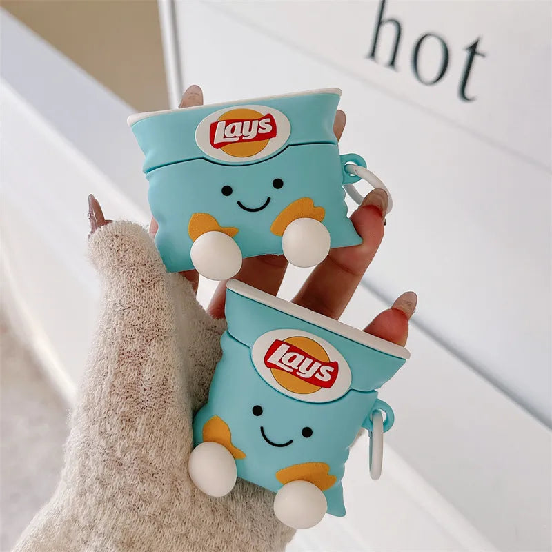 Smiley Lays Crunch Case (For AirPods)