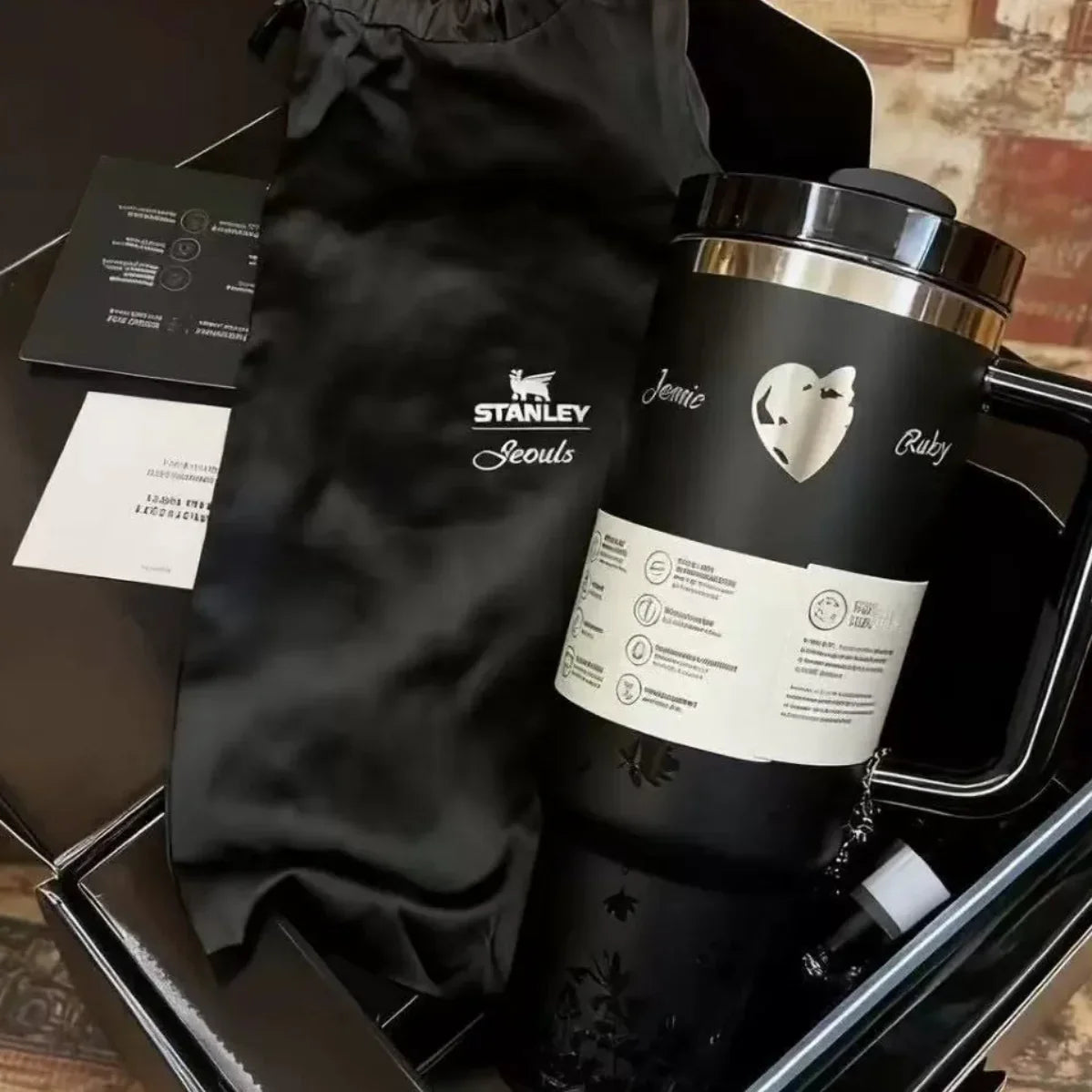 Stanley x Jennie Midnight Ruby Luxe Drinkware