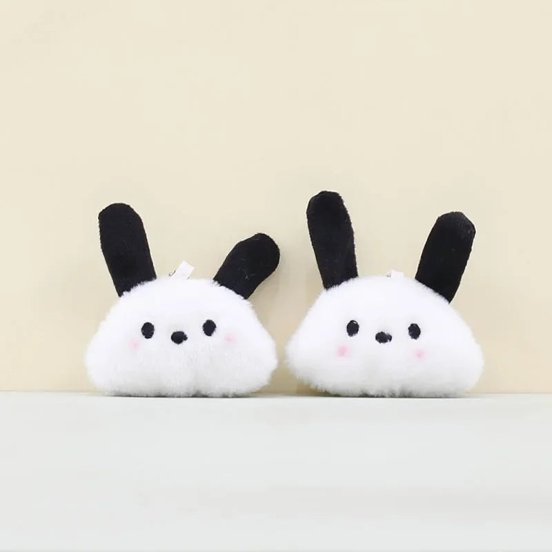 Pochacco Head Plush Keychain