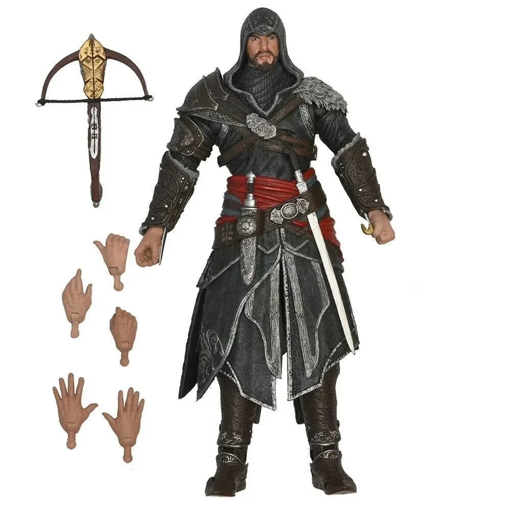 NECA Assassin Ezio Black Figurine (18 cm)