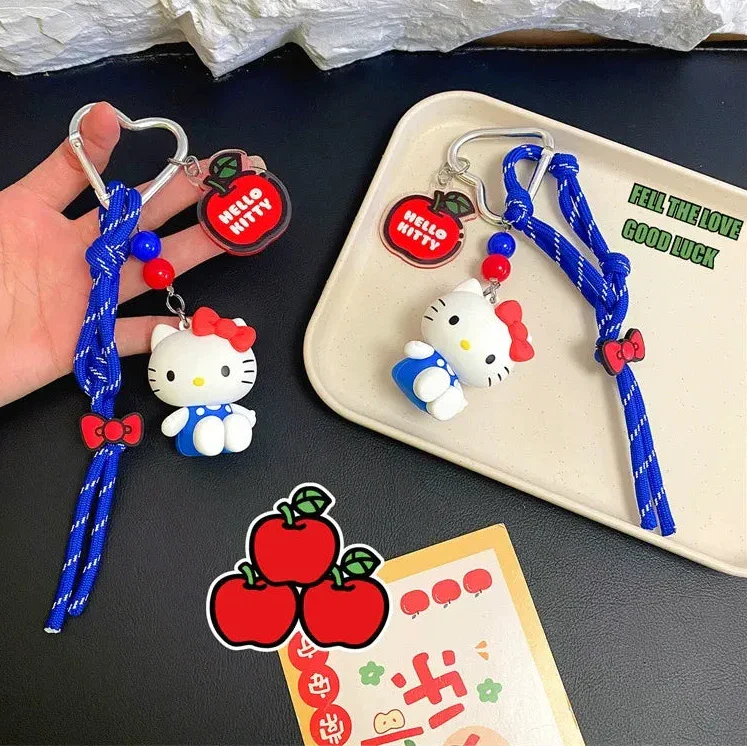 Genuine Hello KT Classic Red-Blue Keychain
