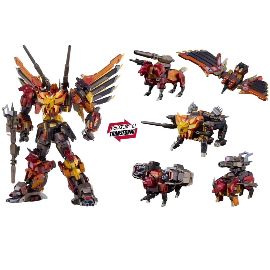 Transformers Predaking 5-in-1 Combiner Predacon Action Figure Set