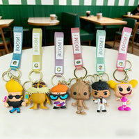 Pop Culture Iconic Cartoons 3D Keychain