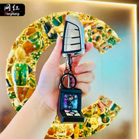 Mini Retro Arcade Fingertip Dance Machine Keychain