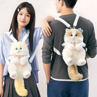 Bear Hugs Mini Ragdoll & Persian Cat Plush Backpack