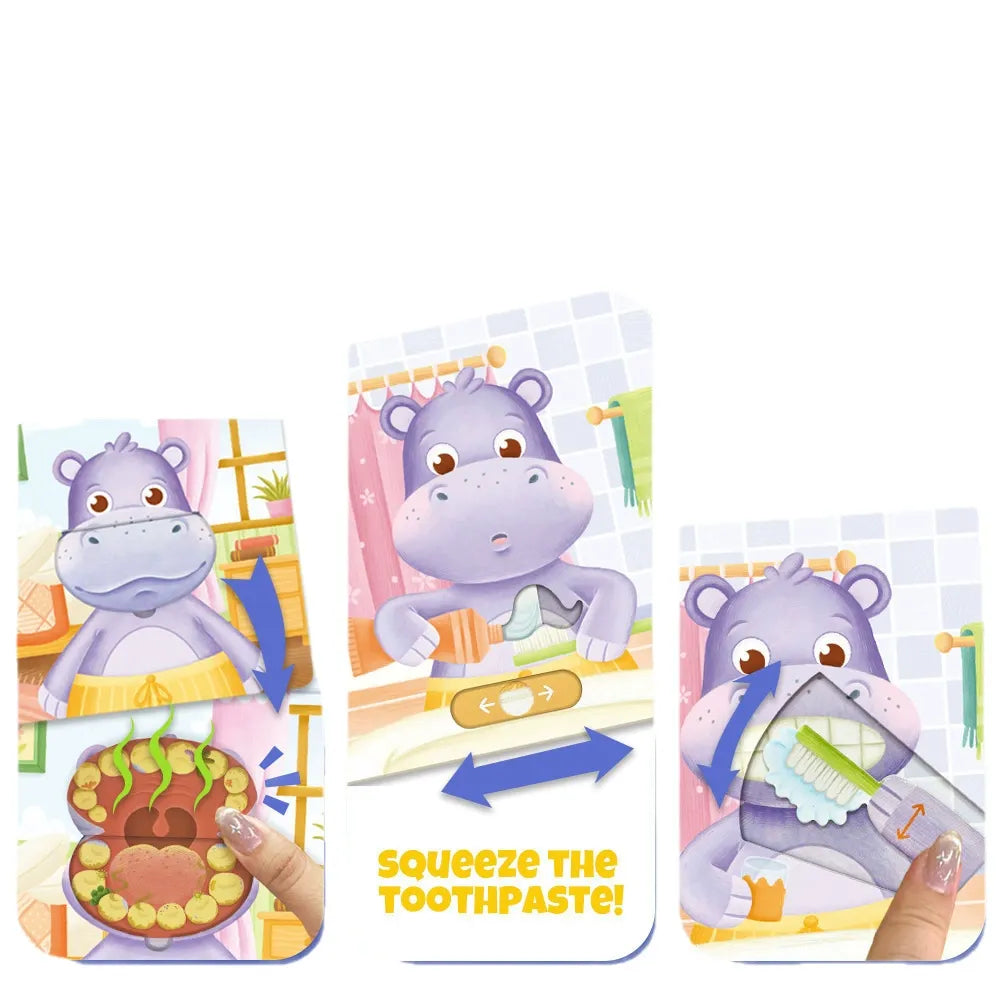 Hippo’s Toothbrush Fun Interactive PPS Board Book
