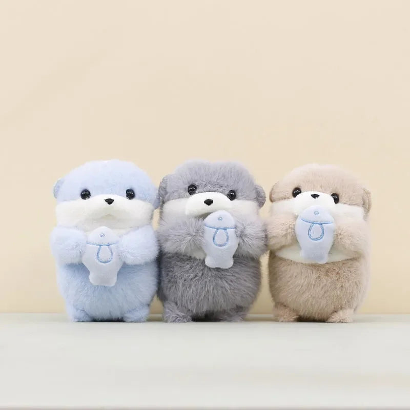 Fish Otter Plush Doll Keychain
