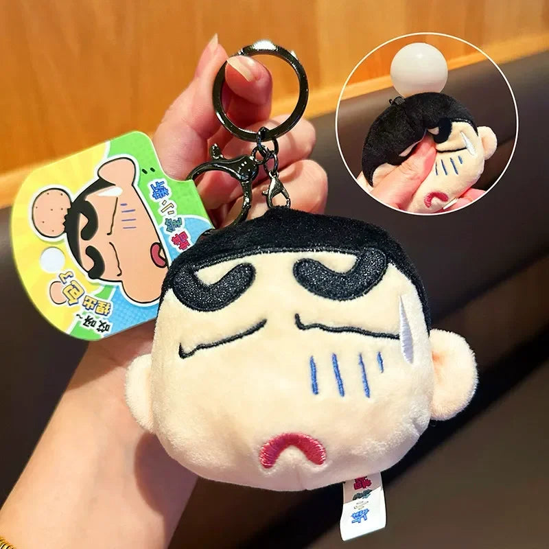 Shinichan Squishy Bonk Plush Keychain