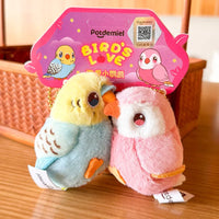 Chirping Hearts Couple Keychain