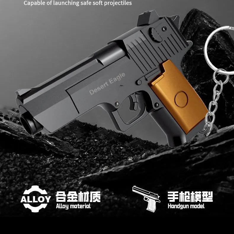 Mini Air Gun with Pellets Keychain
