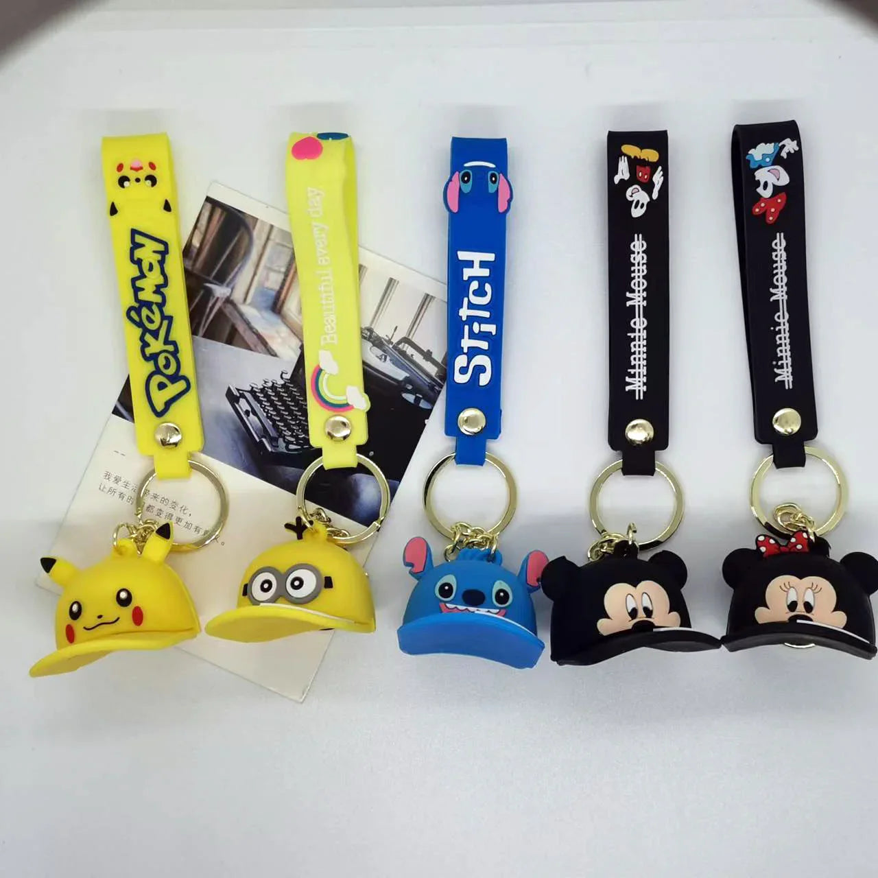 DZNY Iconic Hats 3D Keychain