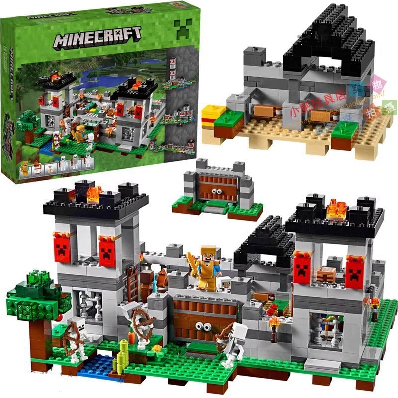 Minekraft Fortress Building Blocks (990 Pcs)